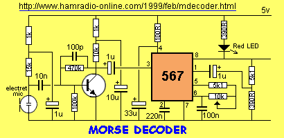 lm567 cw decoder