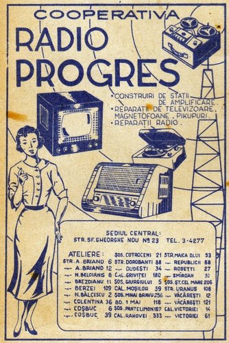 Radio Progres reclama rev. Colectia de povestiri SF nr 70.jpg