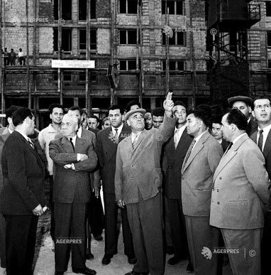 Vizita Gheorghe Gheorghiu-Dej la Iasi; Piata Unirii 1961.jpg