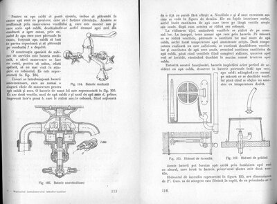 Manualul instalatorului tehnico-sanitar (Ed. Tehnica, 1953) pg. 113-114 robineti.jpg